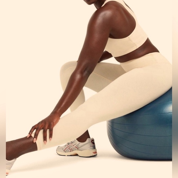 MATE The Label Organic Stretch Leggings in Bone size Small - Picture 2 of 6